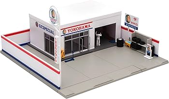 トミカリミテッド　トミカラマ　ヨコハマタイヤセット+おまけ付き Amazon | トミカラマ ヴィンテージ 1/64 05a タイヤショップ (ヨコハマ